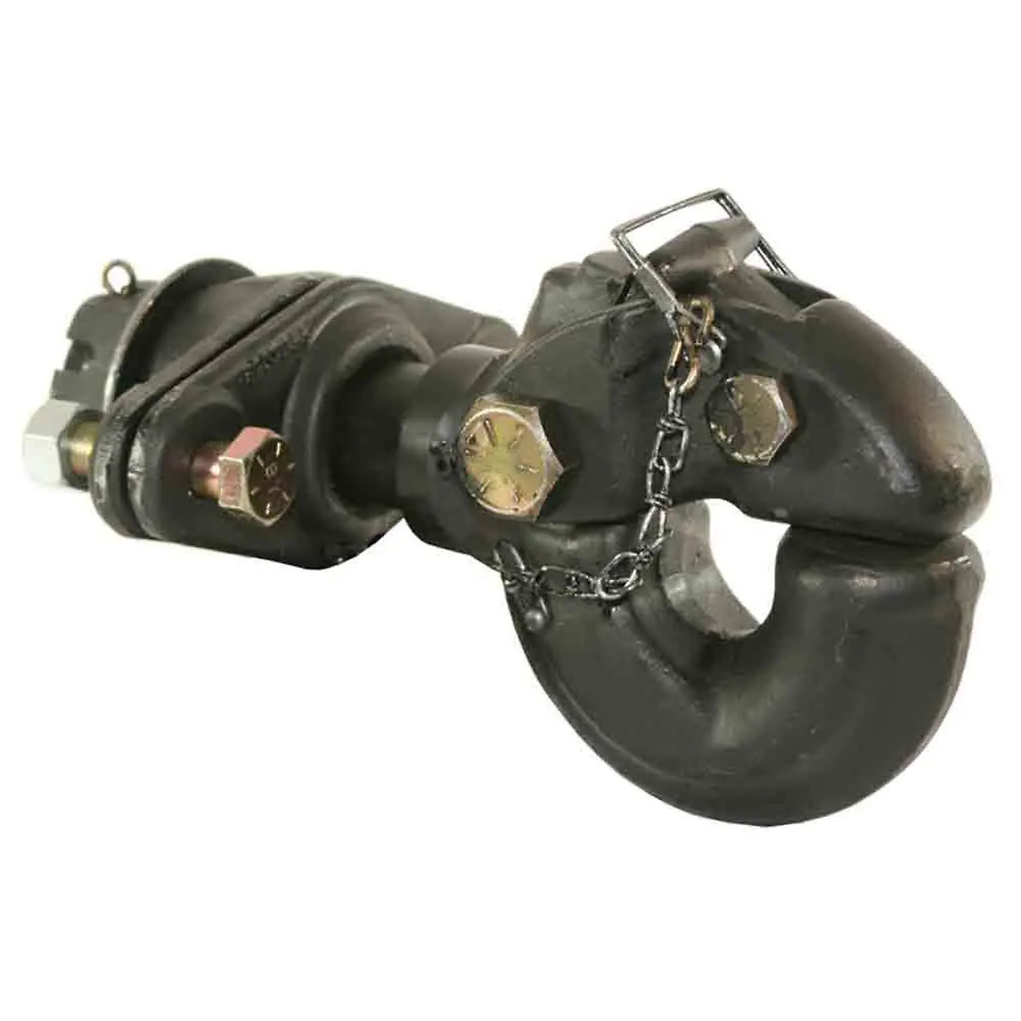 Wallace Forge Swivel Mounted Pintle Hook — 30-Ton Capacity, Fits 3in. Eye, Commercial Mount, Model# 2050107